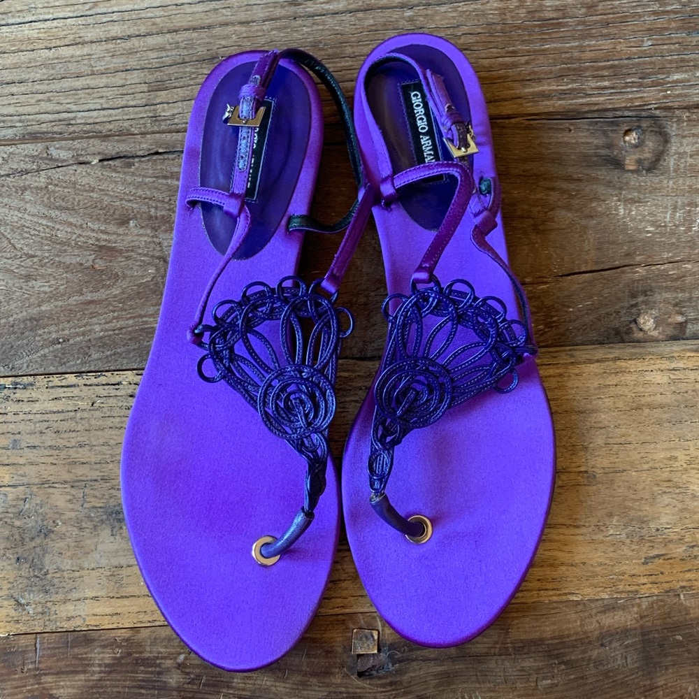 giorgio armani Flat Sandals